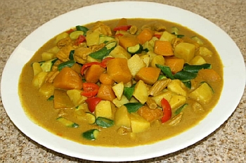 Vegetarian Shark Fin and Mushrooms Stir Fry